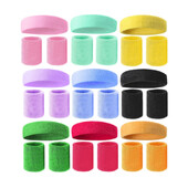 3kom/set muška sportska traka za znojnicu rastezljiva elastična traka za znojenje za vanjske sportove narukvica za žensku teretanu za trčanje teniska glava