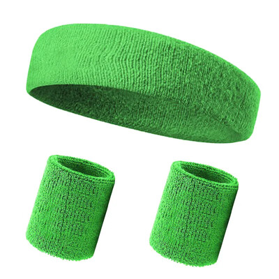 3kom/set muška sportska traka za znojnicu rastezljiva elastična traka za znojenje za vanjske sportove narukvica za žensku teretanu za trčanje teniska glava