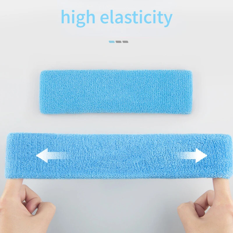 3kom/set muška sportska traka za znojnicu rastezljiva elastična traka za znojenje za vanjske sportove narukvica za žensku teretanu za trčanje teniska glava