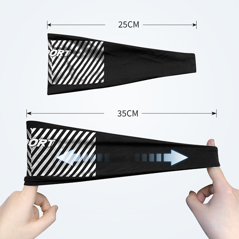 Upijajuća biciklistička sportska znojna traka za glavu Traka za znojenje za muškarce i žene Joga trake za znojenje za kosu Sportska sigurnosna traka za znojenje Teretana na otvorenom