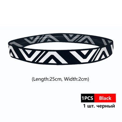 Muškarci Žene Fitness traka za glavu Prozračna sportska znojna gumica za kosu Zaštita za čelo Trčanje Fitness Yoga Tenis Elastična znojnica