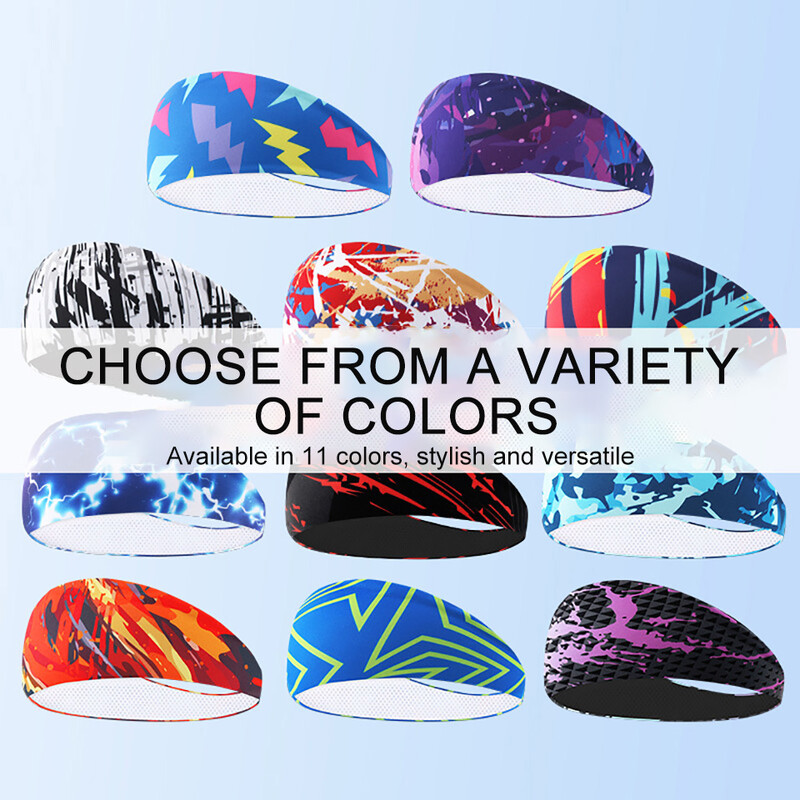 Elastična joga traka za glavu Traka za znoj Sportska traka za kosu za glavu Vježbanje Tenis Fitnes Jog Košarka Trčanje Traka za znoj Žene Muškarci