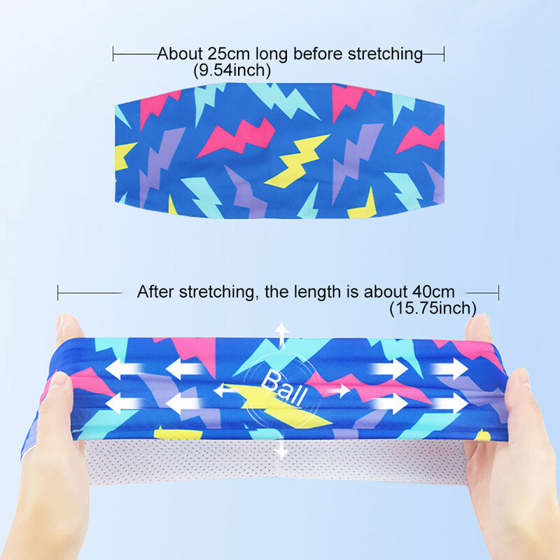 Elastična joga traka za glavu Traka za znoj Sportska traka za kosu za glavu Vježbanje Tenis Fitnes Jog Košarka Trčanje Traka za znoj Žene Muškarci