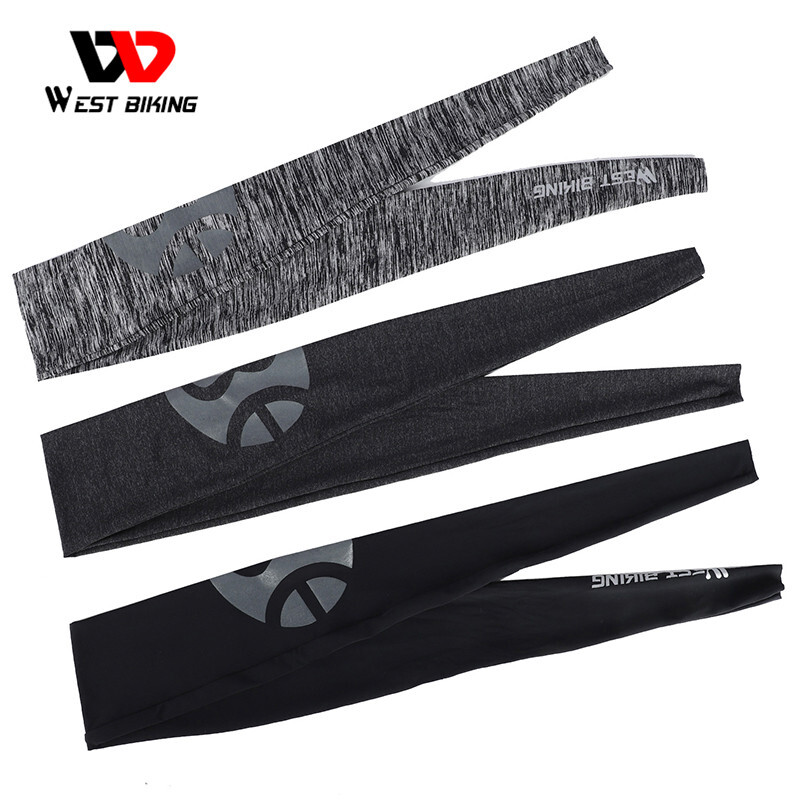 WEST BIKING Ljetna biciklistička pokrivala za glavu protiv znojenja, prozračna, trčanje, biciklizam, žene, muškarci, biciklistička traka za glavu, bandana za vanjske sportove