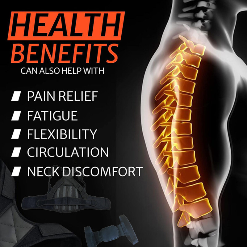 Corrector de postură spate, bretele ajustabile pentru gât, echipament de antrenament, la birou, la domiciliu, bărbat, femeie, centură de corecție pentru postura umărului