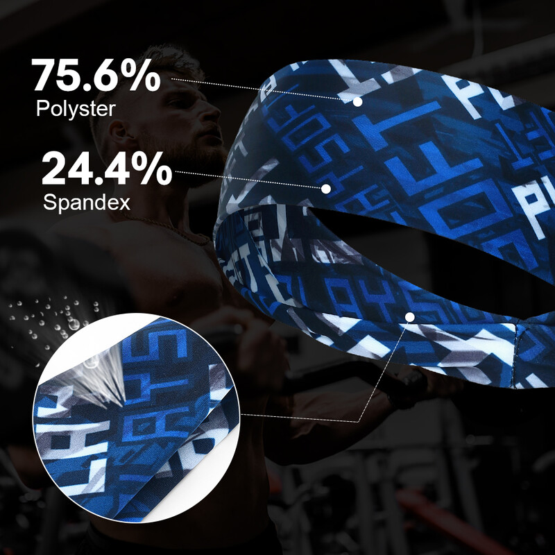 Sportska traka za glavu Traka za znojenje Elastična joga traka za kosu Trčanje Biciklizam Jogging Odbojka Tenis Znojna traka za kosu Bandage Muškarci Žene