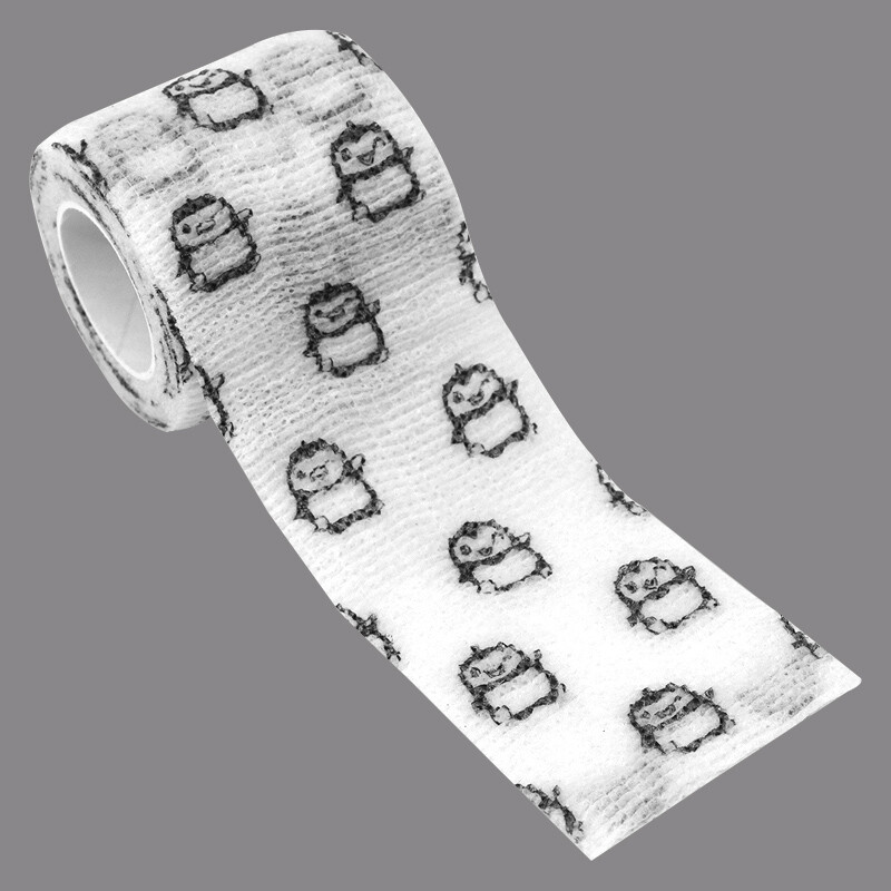 Samoljepljivi elastični zavoj s otisnutim životinjskim uzorkom, 4,5 m sportska traka za omotavanje za zglobove prstiju, koljeno, pribor za prvu pomoć, traka za kućne ljubimce