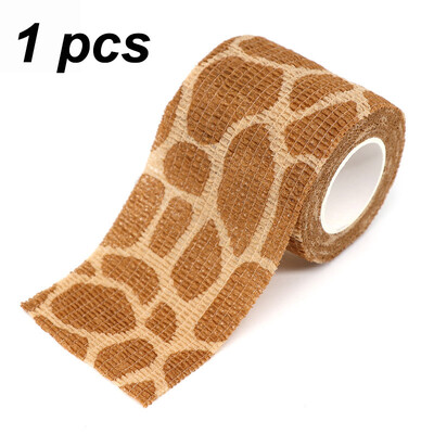1/2/6 buc Bandaj elastic autoadeziv pentru tatuaj, imprimat cu animale, 4,5 m, bandă de înfășurare sportivă pentru articulația degetelor, genunchi, trusă de prim ajutor, bandă pentru animale de companie