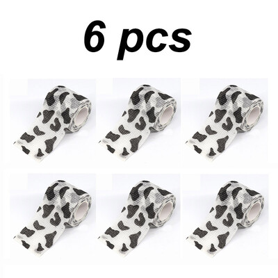 1/2/6 buc Bandaj elastic autoadeziv pentru tatuaj, imprimat cu animale, 4,5 m, bandă de înfășurare sportivă pentru articulația degetelor, genunchi, trusă de prim ajutor, bandă pentru animale de companie