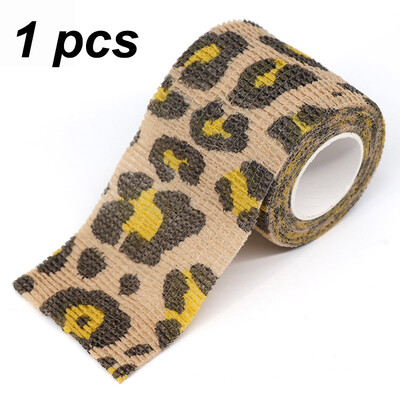 1/2/6 buc Bandaj elastic autoadeziv pentru tatuaj, imprimat cu animale, 4,5 m, bandă de înfășurare sportivă pentru articulația degetelor, genunchi, trusă de prim ajutor, bandă pentru animale de companie
