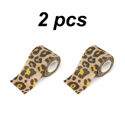 1/2/6 buc Bandaj elastic autoadeziv pentru tatuaj, imprimat cu animale, 4,5 m, bandă de înfășurare sportivă pentru articulația degetelor, genunchi, trusă de prim ajutor, bandă pentru animale de companie