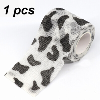 1/2/6 buc Bandaj elastic autoadeziv pentru tatuaj, imprimat cu animale, 4,5 m, bandă de înfășurare sportivă pentru articulația degetelor, genunchi, trusă de prim ajutor, bandă pentru animale de companie