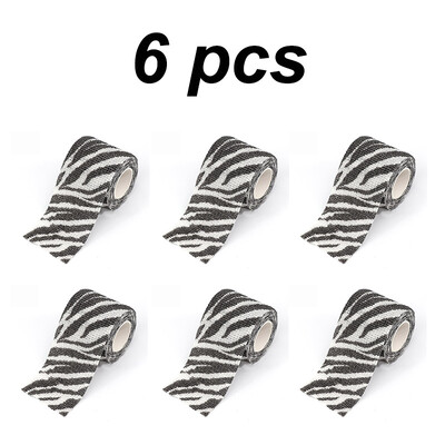 1/2/6 buc Bandaj elastic autoadeziv pentru tatuaj, imprimat cu animale, 4,5 m, bandă de înfășurare sportivă pentru articulația degetelor, genunchi, trusă de prim ajutor, bandă pentru animale de companie