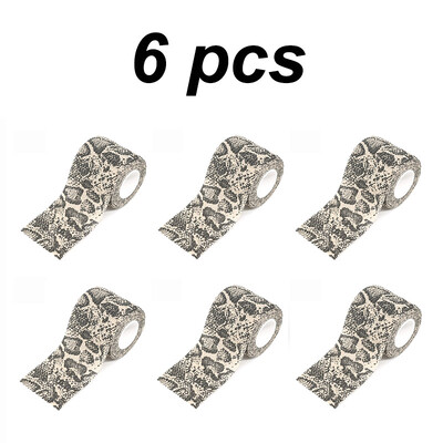 1/2/6 buc Bandaj elastic autoadeziv pentru tatuaj, imprimat cu animale, 4,5 m, bandă de înfășurare sportivă pentru articulația degetelor, genunchi, trusă de prim ajutor, bandă pentru animale de companie