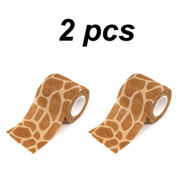 1/2/6 buc Bandaj elastic autoadeziv pentru tatuaj, imprimat cu animale, 4,5 m, bandă de înfășurare sportivă pentru articulația degetelor, genunchi, trusă de prim ajutor, bandă pentru animale de companie