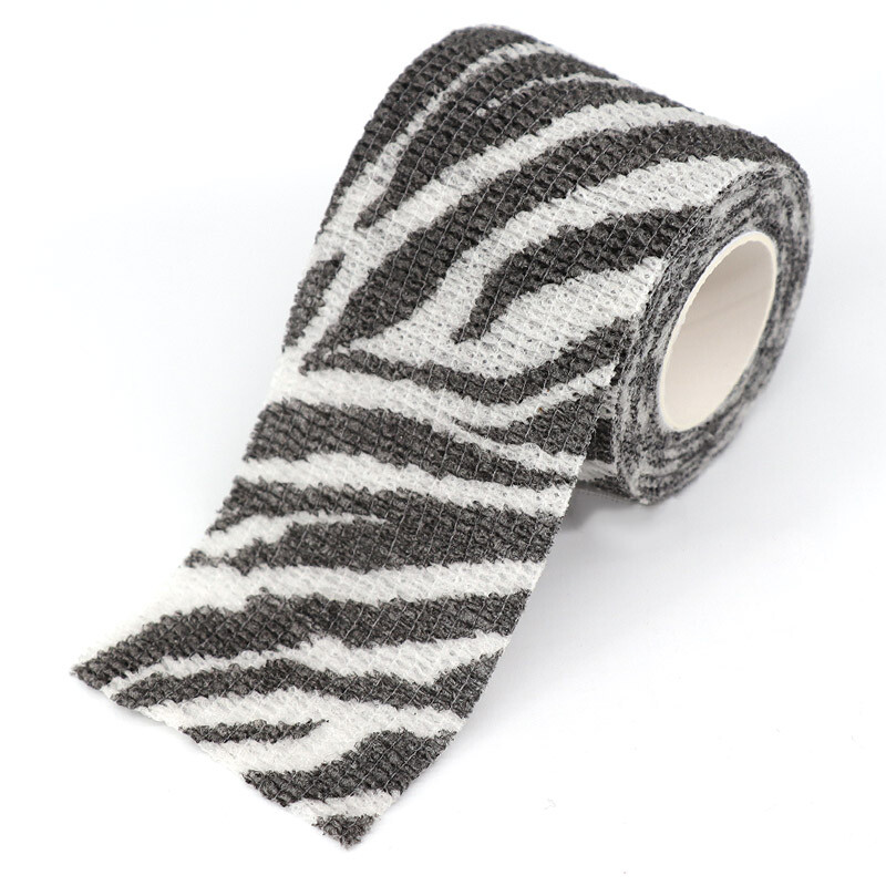 1/2/6 buc Bandaj elastic autoadeziv pentru tatuaj, imprimat cu animale, 4,5 m, bandă de înfășurare sportivă pentru articulația degetelor, genunchi, trusă de prim ajutor, bandă pentru animale de companie