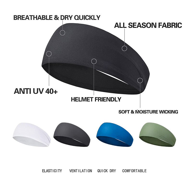 5gab vīriešu skriešanas galvas saite, sviedru lente sporta galvas saite skriešanai, riteņbraukšanai, basketbolam, fitnesam, treniņam elastīga unisex matu lente