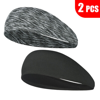 2KOM Sportska traka za glavu Elastična traka za znojenje Vanjski Trčanje Biciklizam Joga Teretana Fitnes Tenis Bejzbol Traka za kosu Traka za glavu Muškarci