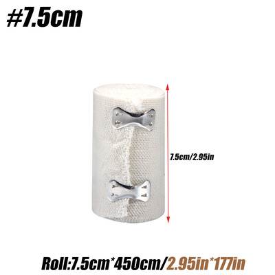 1 tekercses elasztikus pólya, 450 cm-ig nyúló sztreccskötés sportoláshoz, ficamokhoz, vádlihoz, bokához, lábfejhez