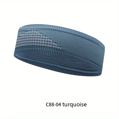 Traka za glavu za trčanje Fitnes Traka za glavu koja upija znoj Prozračna traka protiv znojenja Biciklizam Planinarenje Joga Elastična traka za glavu