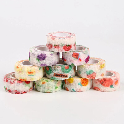 5Pcs/Set 2,5 cm široki samoljepljivi zavoj, traka za prvu pomoć Elastoplast za rastezanje, fiksiranje prsta, gležnja, zgloba, noge