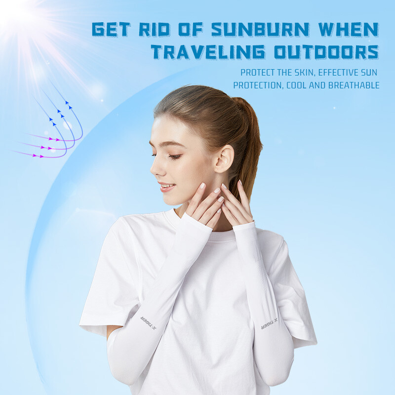 X-TIGER Biciklistički rukavi za ruke Ice Fabric Anti-UV krema za sunčanje Rukavi za trčanje Biciklizam na otvorenom Sportovi na otvorenom Biciklizam Grijači za ruke Muškarci Žene