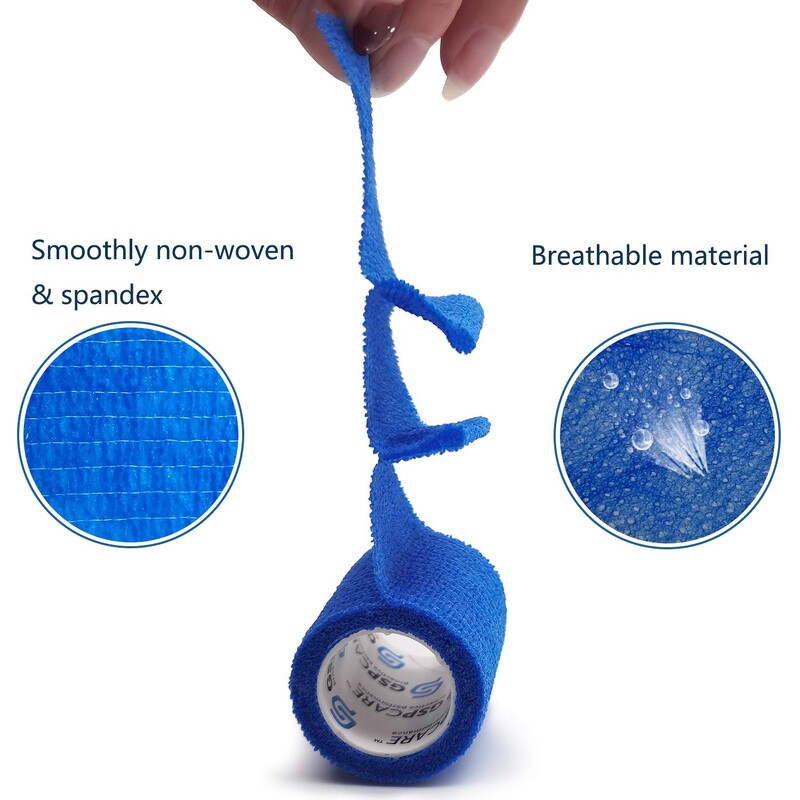 4 inča samoljepljiva kohezivna traka omotana ljepljivim zavojem za koljena netkani elastoplast štitnik za zglobove nogometne lopte za ozljede gležnja