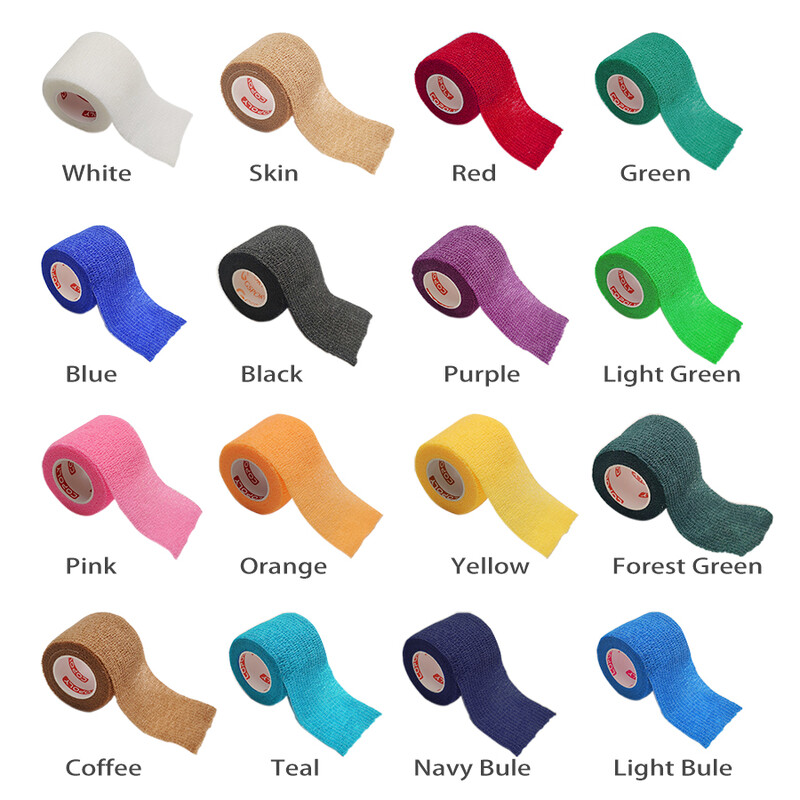 4 inča samoljepljiva kohezivna traka omotana ljepljivim zavojem za koljena netkani elastoplast štitnik za zglobove nogometne lopte za ozljede gležnja