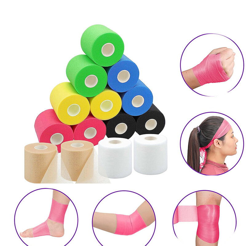 PU hab kötés Könyök- és térdvédő fólia hab alátét Sport előcsomagolás sportszalaghoz