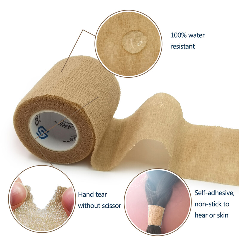 Fitness Elastične trake Traka za tijelo Tiskani elastični zavoj Komplet prve pomoći Netkani kohezivni Sport Slobodno vrijeme Higijena Elastoplast