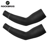 ROCKBROS Mâneci din mătase de gheață Protecție solară Mangauri UV Alergare Ciclism Încălzitoare de brațe Sport Baschet Volei Mâneci reci
