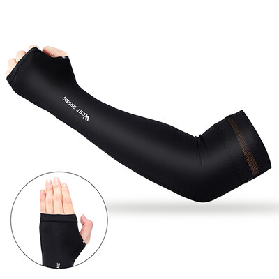 WEST BIKING Ice Silk Sportski rukavi za ruke Biciklizam Narukavi za ruke Zaštita od sunca UV zaštita Trčanje na otvorenom Fitness Ljetne rukave za ruke