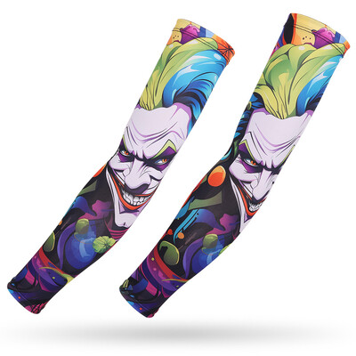 Rukavi za trčanje, pecanje, vožnja, biciklizam, 3D tetovaža rukava, veća veličina, ljetna UV zaštita od sunca, sportski košarkaški jastučić za laktove,