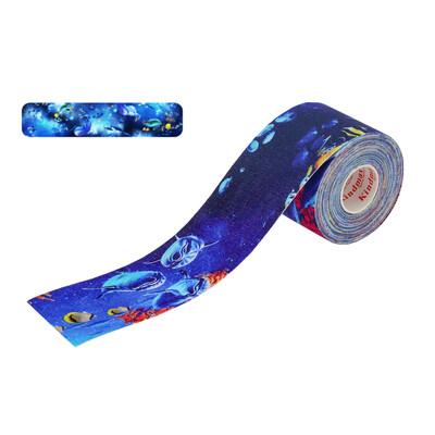 Kindmax Healthcare Fashion Printing Šarene kineziološke trake Kit za atletske sportove Štitnik za mišiće 5cm x 5m Roll