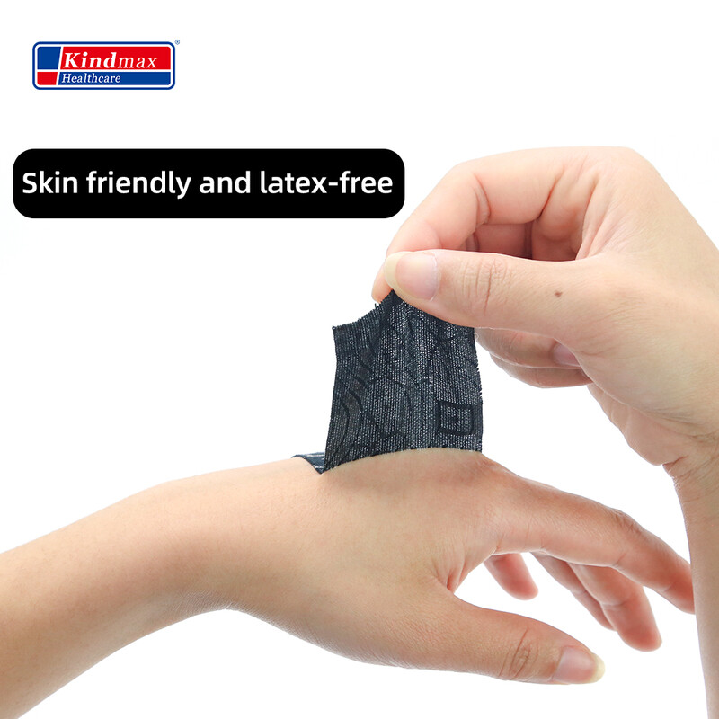 Kindmax kineziološka traka atletska sportska traka za odbojku, klečeći mišić za sprječavanje prskanja vode, rola 5 cm x 5 m