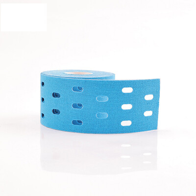 Perforirana fitness traka Elastična lateks prozračna atletska sportska traka za tijelo Traka protiv bolova u mišićima Ljepljiva kinezio traka za ublažavanje bolova