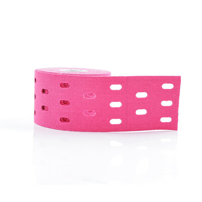 Perforirana fitness traka Elastična lateks prozračna atletska sportska traka za tijelo Traka protiv bolova u mišićima Ljepljiva kinezio traka za ublažavanje bolova