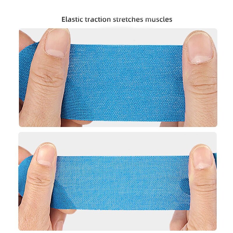 Vodootporni dodaci za kineziološke trake Unaprijed izrezana traka za potporu mišića za terapeutski oporavak Prozračni flaster za mišiće koljena za ublažavanje bolova