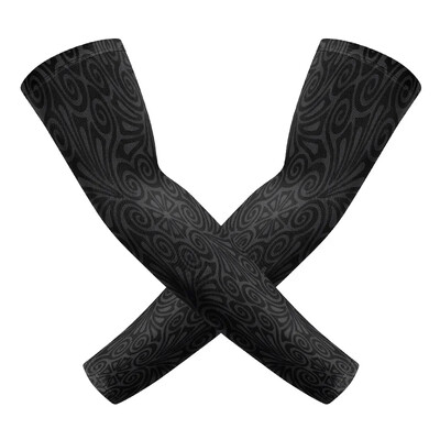 2PCS Summer Sun UV Protection Biker Arm Tattoo Sleeves Cooling Cycling Running Warmers Cover Men Women Sports Armguards маншет