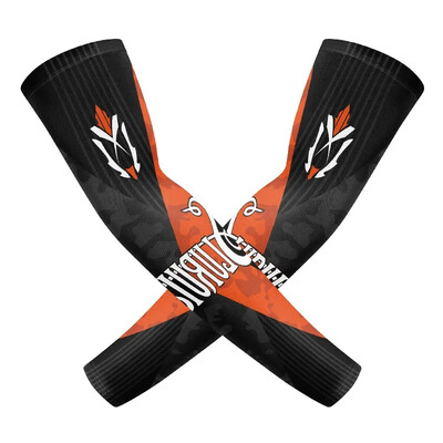 2PCS Summer Sun UV Protection Biker Arm Tattoo Sleeves Cooling Cycling Running Warmers Cover Men Women Sports Armguards маншет