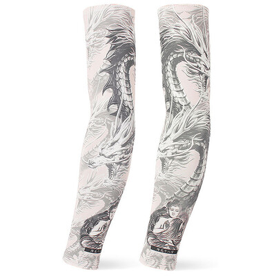 Skriešanas piedurknes Riteņbraukšanas aproces Spēļu uzmavas Roku sildītāji Ātri Dry Sporta Spēļu Tetovējums Piedurknes Elkoņu spilventiņi Skriešanas rokas pārvalks