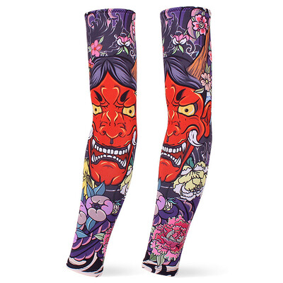 Skriešanas piedurknes Riteņbraukšanas aproces Spēļu uzmavas Roku sildītāji Ātri Dry Sporta Spēļu Tetovējums Piedurknes Elkoņu spilventiņi Skriešanas rokas pārvalks