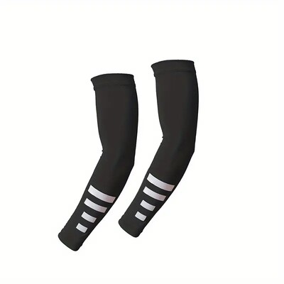 2kom Ljetni rukavi za zaštitu od sunca na otvorenom Brzosušeći prozračni noćno trčanje Biciklizam Reflektirajući ledeni svileni rukavi