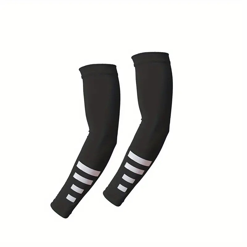 2kom Ljetni rukavi za zaštitu od sunca na otvorenom Brzosušeći prozračni noćno trčanje Biciklizam Reflektirajući ledeni svileni rukavi