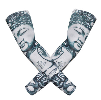 2 KOM Sportski rukavi za ruke Bicikl Motociklizam Biciklizam Trčanje Ribolov Zaštitne tetovaže lubanje Rukavi Košarkaški štitnik za ruke za muškarce i žene