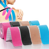 20 traka Kineziološka traka Naljepnice Unaprijed izrezana sportska vodootporna prozračna lateks traka Gležnjevi Koljena Elastične trake za sportske aktivnosti