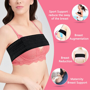 1PC Bounce Breast Compression Band - Strap Stabilizer Implant Stabilizer 1PC Brace Brace Breast Reduction Recovery