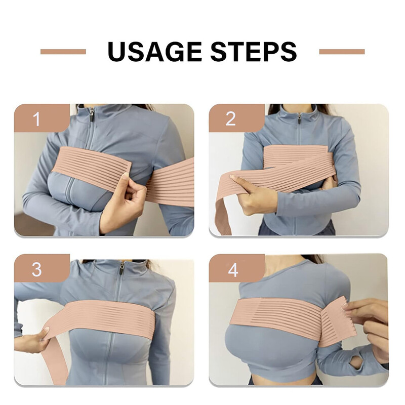 1 db lepattanó mellkompressziós pánt – műtét utáni beültetést stabilizáló pánt, melltartó melltartó melltartó, mellcsökkentő helyreállító