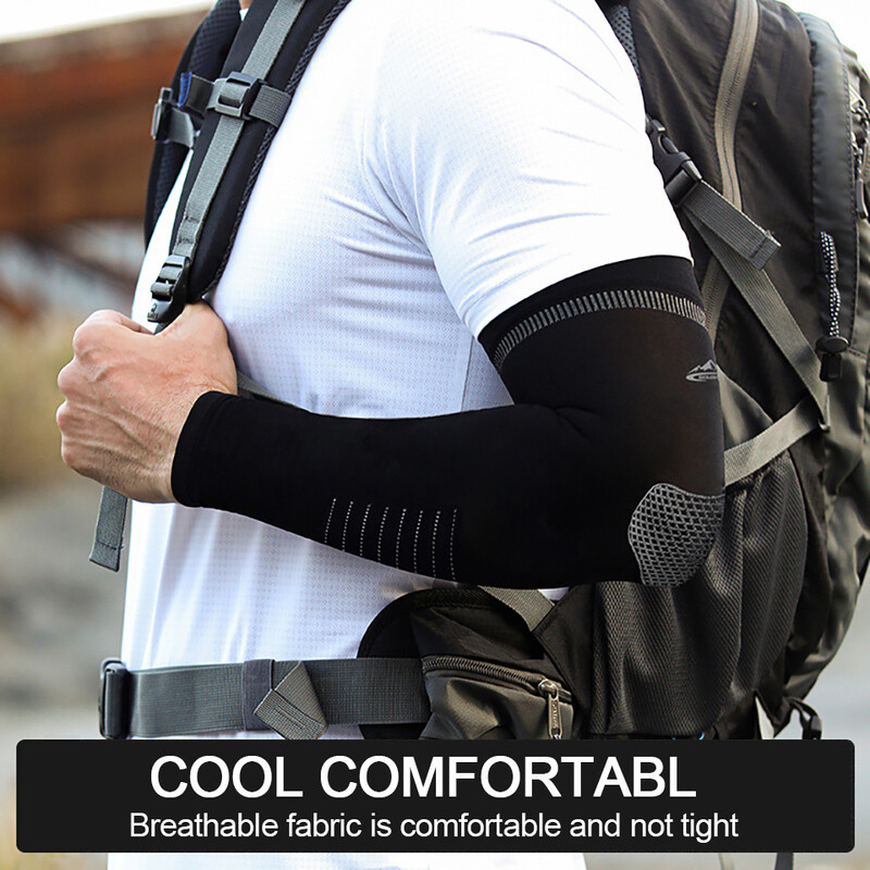 LOOGDEEL Ljeto UPF50+ rukavi za ruke Cool Feeling Prozračni ledeni svileni biciklistički rukavi Trčanje Ribolov Krema za sunčanje Potpora za ruke Uniseks