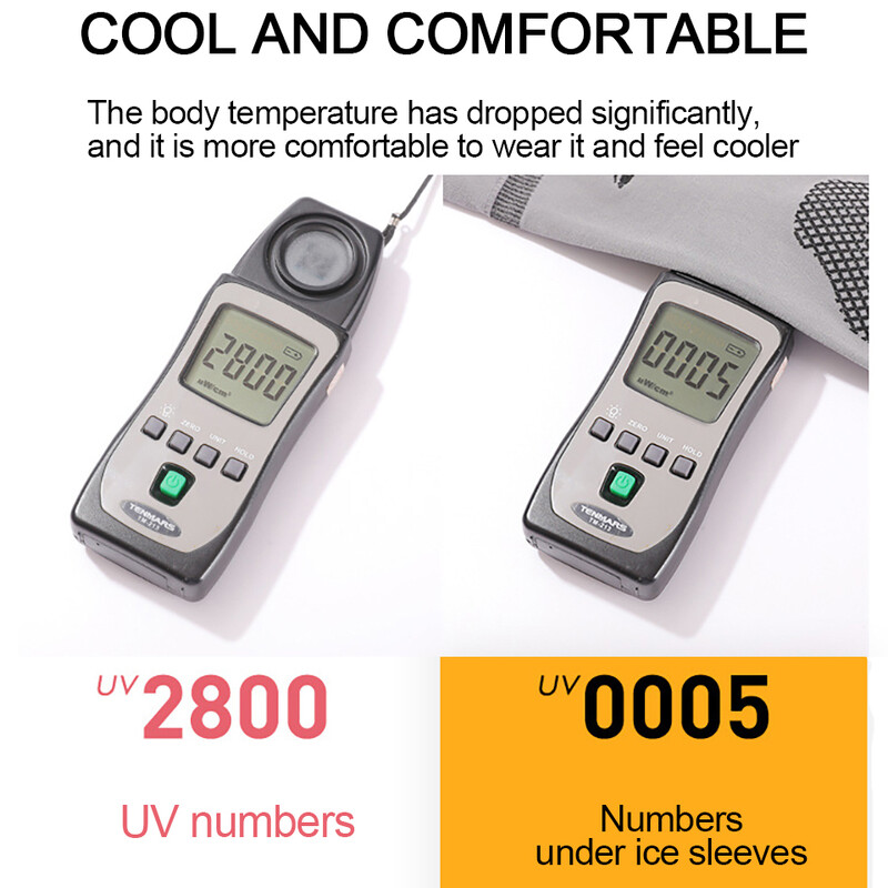 LOOGDEEL Ljeto UPF50+ rukavi za ruke Cool Feeling Prozračni ledeni svileni biciklistički rukavi Trčanje Ribolov Krema za sunčanje Potpora za ruke Uniseks